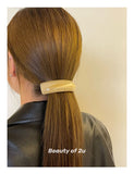 DAIIIBABYYY  -  Acetate HairClip Red Hair Accessories for Girls and Women French Fashion Barrettes for Ponyhair and Updo Hair