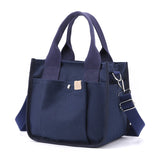 Daiiibabyyy  Large capacity canvas handbag, durable handle, functional design for daily use, work, travel, and shopping