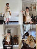 Daiiibabyyy High Quality Luxury Brand Gentle Style Fried Street Set Summer Small Embroidery Vest Slim Fit Slim Dress Women's 2 Piece Set Y2K