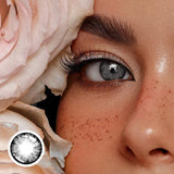 Daiiibabyyy  1 Pair Color Contact Lenses for Big Eyes Fashion Beauty High Quality Black 14.5mm Contact Cosmetic Eye Contacts lens