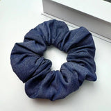 DAIIIBABYYY  -  Large Denim Double layered Hair Scrunchies With Lace for Girls and Women Elastic  Hair Bands Nordic Style Hair Accessories