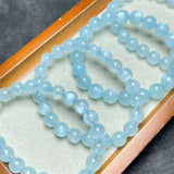 DAIIIBABYYY  -  Natural Moon Stone Bracelet Fashion Healing Personalized For Men Women Gemstone Jewelry Lovers Gift 1pcs 7/8/9/10MM
