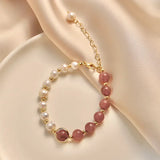 New Real Pearl Fashion Bracelet Ladies Elegant Bracelet Jewelry Girlfriend Birthday Wedding Gift Wholesale