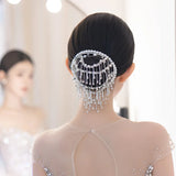 Daiiibabyyy  Fashion New Temperament High Sense Headgear Rhinestone Hair Wear  Crown Bridal Hair Accessories