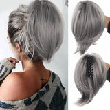 Daiiibabyyy  Synthetic Messy Bun Hair Piece Scrunchies for Women Straight Chignon Ponytail Clip in Hair Extensions Tousled Updo