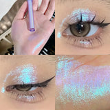 Daiiibabyyy Glitter Highlighter Liquid Eye Shadow Multichrome Shimmer Eyeshadow Chameleon Eye Makeup High Gloss Pearl Shiny Eye Shadow