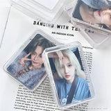 Daiiibabyyy Ins Kpop Idol Card Storage Multiple Types Transparent 3inch Storage Box Portable Photocards Collection Organizer Case 포카 보관함
