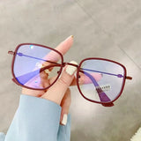 DAIIIBABYYY  -  Anti Blue Light Glasses Women Men Optical Spectacle Eyeglasses Square Transparent Transparent Computer Glasses Eyewear Oculos