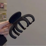 DAIIIBABYYY  -  Large Crab Hair Claw Clips Women Girls Plastic Acrylic Ponytail Holder Hair Clamps Barrettes Hairpins Hair Accessories Fashion