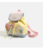 Daiiibabyyy  Ladies' Backpacks Japanese Dopamine Cartoon Kawaii Sweet Cute Verstaile High Quality Large Capacity Portable Schoolbags For Girl
