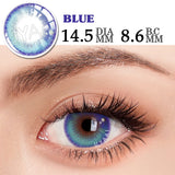 Daiiibabyyy  1 Pair Cosmetic Color Lens Korea Cosplay Big Eyes Contact Lens Diameter Large Pink Lens