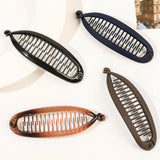 DAIIIBABYYY  -  Matte Fish Shaped Banana Hairpin Ponytail Hair Clip Headband For Women Hair Accessories HairgripsTwist Clamp Barrettes Headwear