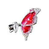 DAIIIBABYYY  -  Fashion Personalized Drip Glaze Butterfly Opening Ring for Women Korean Elegant Jewellery Holiday Party Exquisite Gifts