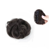 DAIIIBABYYY  -  Synthetic Hair Bun Hair Claw Clip for Women Girls Ball Maker Head Bun Wigs Straight Clip Party Headwear Styling DIY Accessories