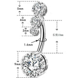 DAIIIBABYYY  -  Fashion Crystal Belly Piercing for Women Sexy Navel Ring Ombligo Belly Button Piercing Body Piercing Jewelry Wholesale