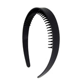 Daiiibabyyy  Leopard Print Wide Tooth Hair Headband Teeth for Women Non Slip Resin Hair Hoop Styling Hair Accessories for Thick Thin Hair