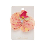 DAIIIBABYYY  -  Artificial Orchid Flower Butterfly Hair Clips for Woman Girls Phalaenopsis Pearl Duckbill Hairgrips Hairpins Hair Accessories