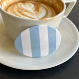 Daiiibabyyy  Blue Striped Hair Spring Clip Square Heart Acetate Hairpin Cute Black White Polka Dot Side Hair Clips Vintage Hair Accessories