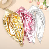 Daiiibabyyy  Black High-end Hairbands Turban Scarf Women Temperament Triangle Scarf Girls Photo Styling Bandana Hair Accessories Headwear