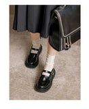 DAIIIBABYYY  -  Autumn Black Japanese Kawaii Sandals Women College Style Sweet Mary Janes Shoes Ladies Buckle Design Casual Platform Shoes