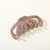 Daiiibabyyy  Large Velvet Claw Clips for Thick Hair Strong Grip Hair Clamps Women,Daily/Office/Party Hairstyle Accessories Hair Clips Girls