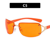 DAIIIBABYYY  -  New Frameless Decorative Diamond Sunglasses Women's Design Brand Luxury Sun Glasses Outdoor Leisure Eyewear UV400 Gafas De Sol
