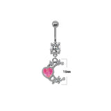 Daiiibabyyy  Y2K Accessories Zircon Planet Moon Belly Rings Sexy Fashion Jewelry Cute Butterfly Body Piercing Jewelry Belly Button Rings
