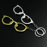 DAIIIBABYYY  -  Portable Bottle Opener Creative Metal Glasses Shape Corkscrew Keychain Keyring Ornaments Beer Opener Ring Bar Tools