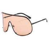 Daiiibabyyy  Large Frame Polarized Sun Glasses Fashionable New Eye Protection Sunglasses Women's Sunglasses Outdoor Driving Windproof Sand