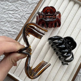 DAIIIBABYYY  -  Large Hollow Out Hair Claw Clips Crab Clamps Women Girls Ponytail Big PC Plastic Hair Barrettes Hairpin Hair Accessories Fashion