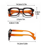 Daiiibabyyy  Office Alloy Elderly Reading Eyewear PC Costume Accessory Unisex Presbyopic Glasses Lightweight Resin Anti Blu-ray Glasses Women