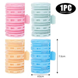 DAIIIBABYYY  -  Random Color Self-adhesive Bangs Curlers Lazy Spiral HairClips Roll Curler Plastic No Heat Air DIY Hair Curling Styling Tools