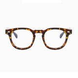 DAIIIBABYYY  -  Rivet Design Anti Blue Light Glasses Frame For Men Women Transparent Square Optical Eyeglass Computer Blue Blocking Eyewear