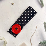 Daiiibabyyy  Summer Colorful Large Button Wave Point Hairband Korean Ins Y2K Retro Elastic Hairband Blogger Same Style Trendy Cool Hairband