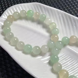 DAIIIBABYYY  -  10MM Natural Colored Lace Jade Bracelet Handmade Crystal Quartz Jewelry Stretch Bangle Children Birthday Gift 1pcs