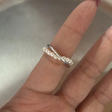 DAIIIBABYYY  -  Korean Style Simple Ribbon Bowknot Ring for Women's Fashion Personalized Open Index Sweet Bow Finger Ring Y2K Jewelry Gift Party