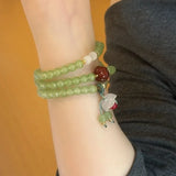 DAIIIBABYYY  -  New Chinese Agate Gourd Bracelet Women's New Light Luxury Niche Exquisite Bracelet Women