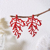 Daiiibabyyy  1Pairs Ocean Sweet Starfish Gradient Jellyfish Acrylic Earrings for Ladies Cute Summer Vacation Style Ear Jewelry Accessory