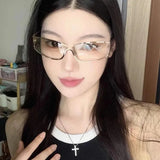 Daiiibabyyy  New Vintage Sunglasses Women Men Fashion Y2K Brand Designer Black Gradient Sun Glasses Steampunk Glasses Shades Glasses Eyewear