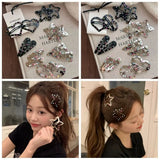 DAIIIBABYYY  -  New Retro Colorful Polka Dot Star Hair Clips for Girls Kids Korean Y2k Sweet Cute Girl Hairpin BB Clip Hair Accessories