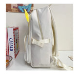 Daiiibabyyy  Cute Hit Color Cat Embroidery Ita Mochila High Capacity Mochilas Student Backpack School Bag Transparent Bags for Woman