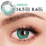 Daiiibabyyy  1 Pair Cosmetic Color Lens Korea Cosplay Big Eyes Contact Lens Diameter Large Pink Lens