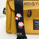 DAIIIBABYYY  -  Christmas Brooch Gingerbread Man Snow Man Santa Claus Enamel Pins Badge Jewelry Accessories Dripping Oil Lapel Pin Women