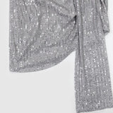 DAIIIBABYYY  -  Sexy Dresses for Woman 2025 New off the Shoulder Sequined Mini Length Elegant Ladies Evening Night Club Vestidos Mujer Dress New