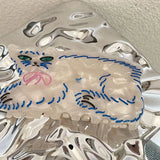 Daiiibabyyy Funny Cute Curly Hair Persian Cat Hair Clip Acetic Acid Hair Clip Bangs Curly Hair Clip Shark Clip Niche Design Hair Accessories