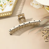 Daiiibabyyy  1pc Cute Dot Pattern Big Hair Claw Fashion Shark Clip Korean Style Large Hair Clip Women Girl Makeup Barrettes Hairpin