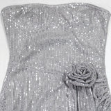 DAIIIBABYYY  -  Sexy Dresses for Woman 2025 New off the Shoulder Sequined Mini Length Elegant Ladies Evening Night Club Vestidos Mujer Dress New