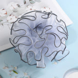 Daiiibabyyy  1PC Ruffled Organza Hair Scrunchies, Multi - Color Chiffon Hair Ties, Stylish Hair Accessories, Ideal for Daily & Party Looks