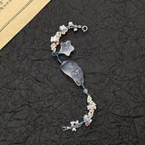 DAIIIBABYYY  -  Vintage Blue Star Cat Weaving Bracelet