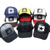 DAIIIBABYYY  - New Summer Unisex Women Men Baseball Caps Male Female Breathable Mesh Snapback Hats Five-pointed Star Driver Sunshade Hat